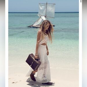 Spell and the Gypsy Collective Skirt in Ocean Blue